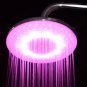 8" inch RGB LED light Round Stainless Steel Rainfall Bathroom Shower Head AU HOT