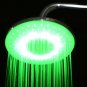 8" inch RGB LED light Round Stainless Steel Rainfall Bathroom Shower Head AU HOT