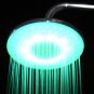 8" inch RGB LED light Round Stainless Steel Rainfall Bathroom Shower Head AU HOT