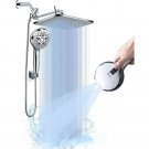 14-Inch High Pressure Shower Head with Handheld Spray Combo, Rainfall Showerhead with 9 Shower Modes