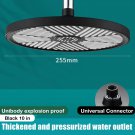 Top Spray-A_New 10 Inch Big Panel Rainfall Shower Head,High Pressure Shower Head,Water Saving,Top Ra
