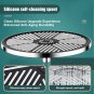Top Spray-A_New 10 Inch Big Panel Rainfall Shower Head,High Pressure Shower Head,Water Saving,Top Ra
