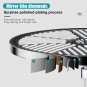 Top Spray-A_New 10 Inch Big Panel Rainfall Shower Head,High Pressure Shower Head,Water Saving,Top Ra