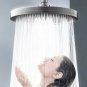 black_NEW 6 Modes Rainfall Shower Head Bathroom High Pressure Top Rain Shower Heads Shower Faucet Ac