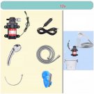 12V Shower Kit_Electric Water Pump Car Washer handheld Faucet Kit Outdoor Bath Camping Shower Head F