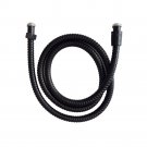 1.5m Black Hose_Digital Temperature Display Shower Head 5 Modes High Pressure Showerhead 360 Degrees