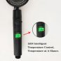 Sliver_Digital Temperature Display Shower Head 5 Modes High Pressure Showerhead 360 Degrees Rotated