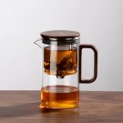 500ML_Bonston elegant cup insulation separation bubble teapot heat-resistant glass teapot simple fil