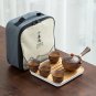 I_Porcelain Chinese Gongfu Tea Set Portable Teapot Set with 360 Rotation Tea Maker and Infuser Porta