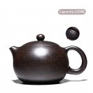 B -- 1 pot - 220ml_Yixing Purple Clay Teapot Famous Handmade Ball Hole Filter Xishi Tea Pot Chinese 