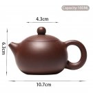 A 100ml -  Ball hole_100ml Yixing Boutique Purple Clay Teapots Ball Shaped Infuser Xishi Tea Pot Bea