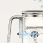 720ml_One Click Magnetic Switch Tea Separation Filtration Glass Tea Pot Wood Handle Tea Water Separa