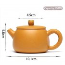Inner push ball hole_100ml Chinese Yixing Purple Clay Teapots Ball Shaped Infuser Tea Pot Beauty Ket