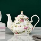 Wisteria 400ML_400ML European Bone China Teapot English Afternoon Tea Set Teapot High-Grade Porcelai