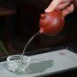 150ML Handcrafted Buddhist Scriptures Yixing Purple Clay Teapot Small Capacity Traditional Chinese K