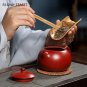 A1 - 200ml - 1 pot_High-end Yixing Purple Clay Teapot Famous Handmade Ball Hole Filter Xishi Tea Pot