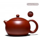 A3 - 290ml - 1 pot_High-end Yixing Purple Clay Teapot Famous Handmade Ball Hole Filter Xishi Tea Pot