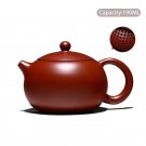 B2 - 190ml - 1 pot_High-end Yixing Purple Clay Teapot Famous Handmade Ball Hole Filter Xishi Tea Pot