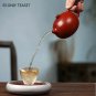 B2 - 190ml - 1 pot_High-end Yixing Purple Clay Teapot Famous Handmade Ball Hole Filter Xishi Tea Pot