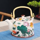 21_900ml Pot Large Ceramic Capacity Porcelain Teapot With Filter Water Chinese Kung Fu Kettle Teawar