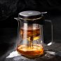 350ML_Bonston elegant cup insulation separation bubble teapot heat-resistant glass teapot simple fil