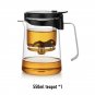 550ML_Bonston elegant cup insulation separation bubble teapot heat-resistant glass teapot simple fil