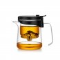 plum_Bonston elegant cup insulation separation bubble teapot heat-resistant glass teapot simple filt