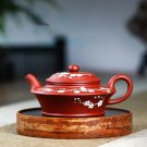 220ml_Creative Handmade Yixing Purple Clay Teapot Flower Authentic Dahongpao Filter Beauty Tea Pot C