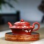 220ml_Creative Handmade Yixing Purple Clay Teapot Flower Authentic Dahongpao Filter Beauty Tea Pot C