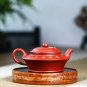 220ml_Creative Handmade Yixing Purple Clay Teapot Flower Authentic Dahongpao Filter Beauty Tea Pot C