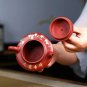 220ml_Creative Handmade Yixing Purple Clay Teapot Flower Authentic Dahongpao Filter Beauty Tea Pot C