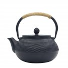 D_900ML Japanese Style Cast Iron Teapot With Stainless Steel Infuser Strainer Plum Blossom Cast Iron