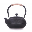 P_900ML Japanese Style Cast Iron Teapot With Stainless Steel Infuser Strainer Plum Blossom Cast Iron