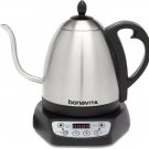 Brushed Stainless St_Bonavita 1L Digital Variable Temperature Gooseneck Electric Kettle for Coffee B