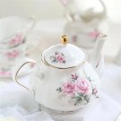 PINK CAMELLIA 500ml_Noble Ceramic Teapot 500ML Teacup 120ML Pink Camellia Coffee Pot Home High Grade