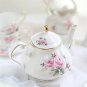PINK CAMELLIA 500ml_Noble Ceramic Teapot 500ML Teacup 120ML Pink Camellia Coffee Pot Home High Grade