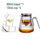 light green_Magnetic switch tea pot, high-end tea set, tea water separation teapot, household tea ma