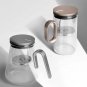 plum_Magnetic switch tea pot, high-end tea set, tea water separation teapot, household tea making to