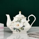 Camellia 400ML_400ML European Bone China Teapot English Afternoon Tea Set Teapot High-Grade Porcelai