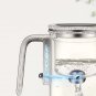 520ml_One Click Magnetic Switch Tea Separation Filtration Glass Tea Pot Wood Handle Tea Water Separa