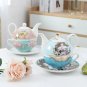 A Kettle CUP Tray_Bone China Teapot 250ML With cup Tea pot Set High Grade Porcelain Kettle Large cap