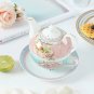 E Kettle CUP Tray_Bone China Teapot 250ML With cup Tea pot Set High Grade Porcelain Kettle Large cap