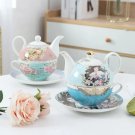 F Kettle CUP Tray_Bone China Teapot 250ML With cup Tea pot Set High Grade Porcelain Kettle Large cap
