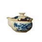 Dragon tea pot_Ru Kiln Cha Wan Tea Cup Blue and White Hand Grab Pot Chinese Kungfu Tea Maker Imitati