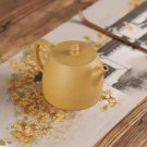 460ML Large Capacity Real Handmade Yixing Kettle Raw Ore Duan Mud Clay Teapot Golden Teaware Kung Fu