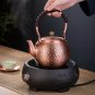 1600ML and tea leak_GIANXI Red Copper Teapot Chinese Tea Ceremony Handmade Pure Tea Kung Fu Tea Cop