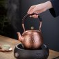 Script 1600ML_GIANXI Red Copper Teapot Chinese Tea Ceremony Handmade Pure Tea Kung Fu Tea Copper Tea