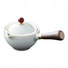 B_360 Degree Ceramic Teapot Handheld Teapot Exquisite Tea Set Side Handle Tea Kettle Teapot Ceramic 