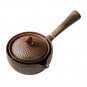 D_360 Degree Ceramic Teapot Handheld Teapot Exquisite Tea Set Side Handle Tea Kettle Teapot Ceramic