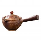 E_360 Degree Ceramic Teapot Handheld Teapot Exquisite Tea Set Side Handle Tea Kettle Teapot Ceramic 